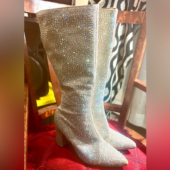 *SALE*Mid-Calf Rhinestone Boot:UC - Picture 4 of 12